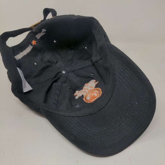 Tito's Handmade Vodka Men's Slideback Hat Black Embroidered Logo Austin Texas - Picture 9 of 12